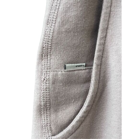 Vuori woman’s medium blush pink jogger sweatpants drawstring gym yoga - Picture 3 of 5